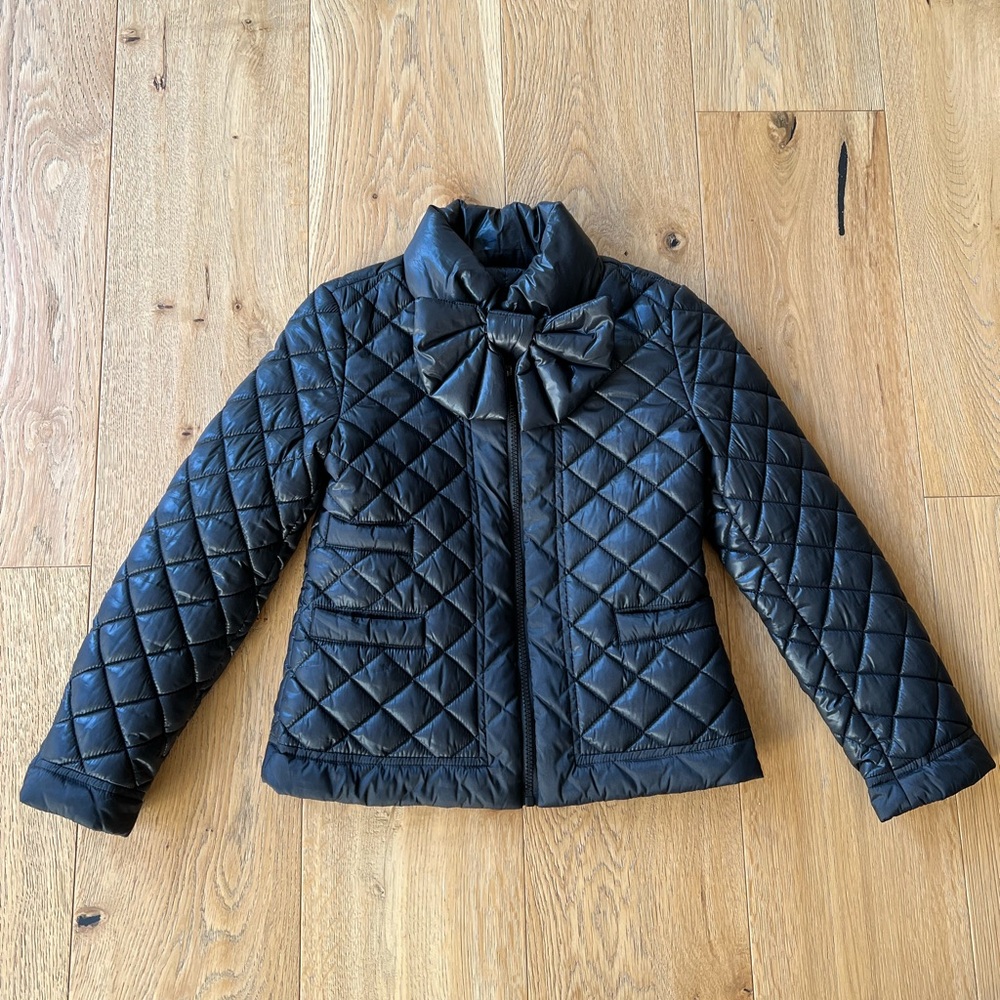 MonnaLisa Black Quilted Kids Puffer Jacket